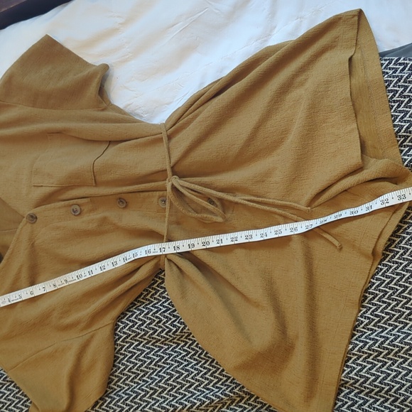 Women's XL Mustard Yellow Romper - clearance sale! - Picture 5 of 8